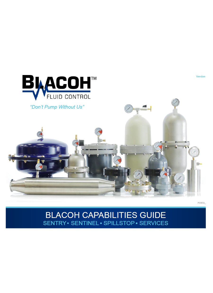 BLACOH pulsation dampeners accumulators